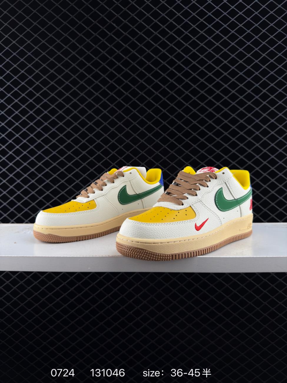Originals overseas limited release Nike Air Force 1 07 Low UN co branded colorful splicing Air Force One low top sports shoe Shoes Sneakers
